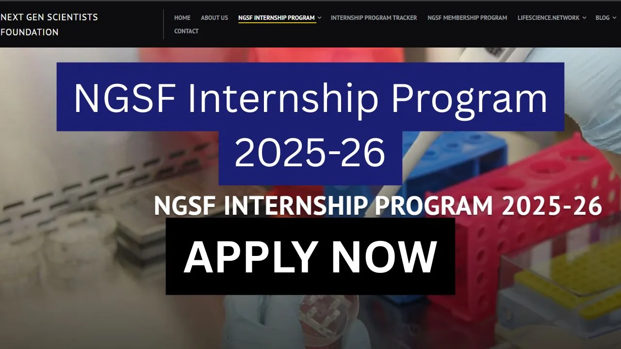 NGSF Internship Program 2025-26